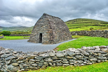 The Gallarus Oratory -  a chapel located on the Dingle Peninsula, County Kerry, Ireland.