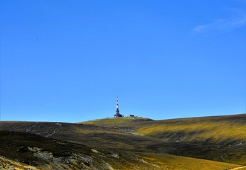 the relay on the Bucegi plateau