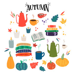 Set of autumn clipart