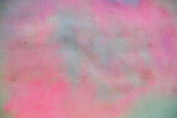 Abstract painted colorful watercolor background - pink, orange colors