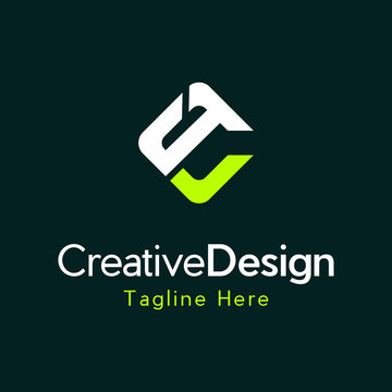 Letter TC Creative Logo Design Template, TC letter or T C initials logo design in vector, TC or CT modern letter mark logo. editable and easy to custom