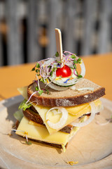 Käsebrot - Allgäu - Einkehr - Alpe - Bergkäse - Brotzeit