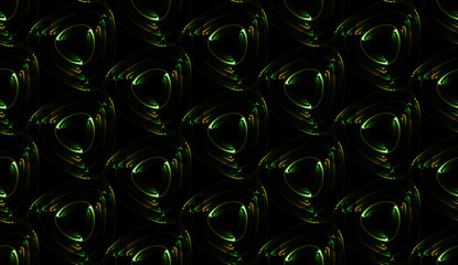 Perfect seamless futuristic background. Alien style. Design of repeating elements.