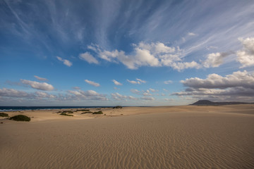 atardecer en el desierto