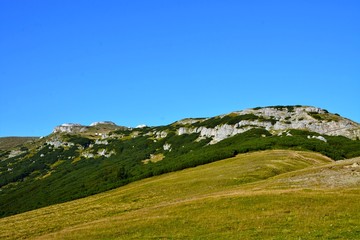 Fototapeta na wymiar Bucegi mountains plateau - Romania