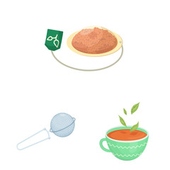 Vector illustration of food and natural icon. Collection of food and black stock symbol for web.