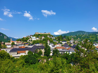 Fototapeta na wymiar Mountain Village Peaceful in Bosnia and Herzegovina