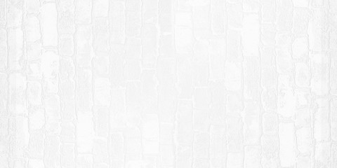 White Brick Wall Background Texture 3D Render 