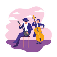 people musicians concert event design