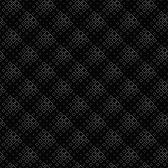 Monochrome diagonal square pattern background - abstract black and white vector design