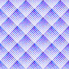 Blue seamless diagonal square pattern background - abstract vector design from squares