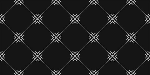 Fototapeta premium Abstract geometric pattern with vintage lines. A seamless vector background. Back front.