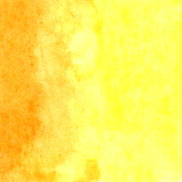 warm watercolor yellow abstract square background. Sunny background with gradient for your design.