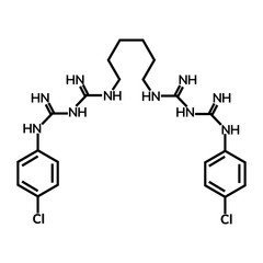 Chlohexidine gluconate chemical formula, disinfectant and antiseptic