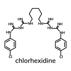 Chlohexidine gluconate chemical formula, disinfectant and antiseptic