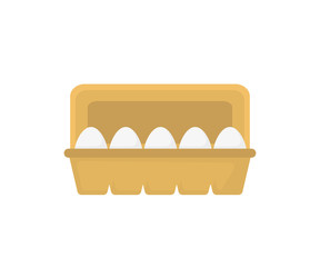 ecological packing of eggs farm in flat