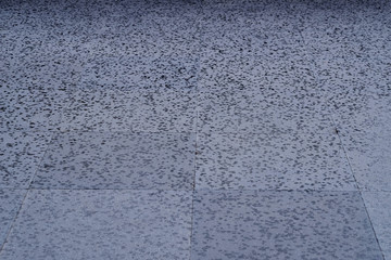 wet street floor with rain drop texture