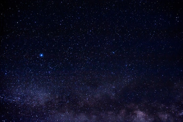 Fototapeta na wymiar milky way galaxy with starry night sky as background