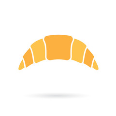 french croissant icon- vector illustration