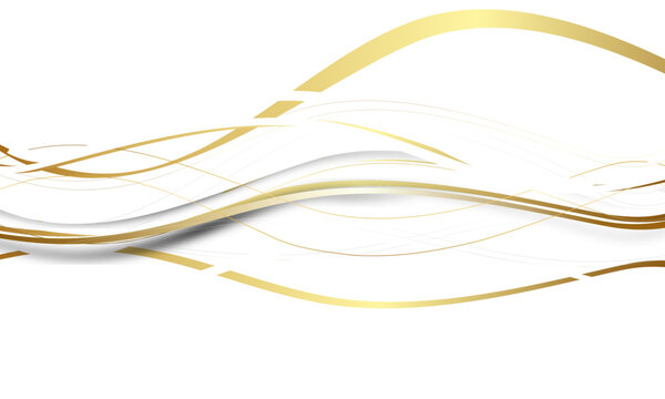 Gold Band Banner Fest Festlich Hintergrund 