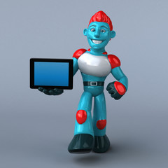 Red Robot - 3D Illustration