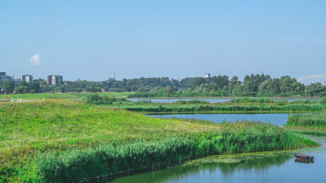 The Old Waal in The Ooijpolder