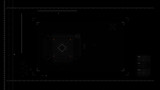 Futuristic user interface design element Video overlay 003