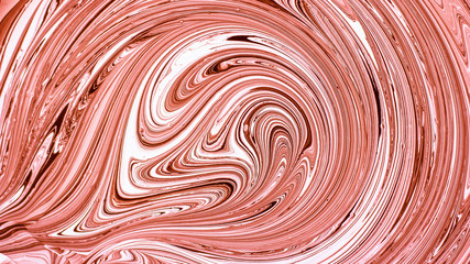 Coral abstract background. Main trend concept. Liquid art concept