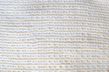 white background with knitted texture