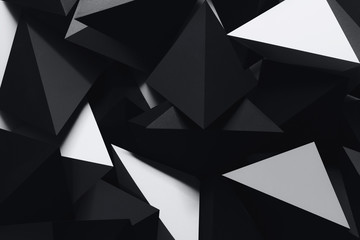 Abstract dark geometrical background