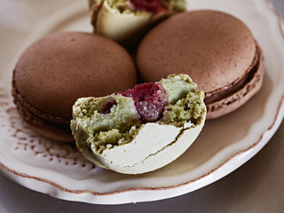 Matcha macaroon