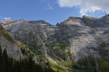 Fototapeta premium Paysage Pralognan la Vanoise