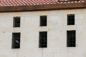 Antep old town wall door and window