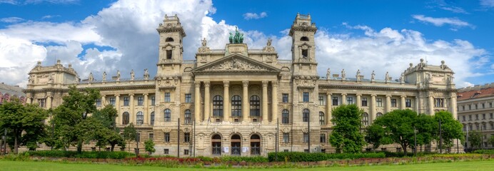 Das Ethnografische Museum in Budapest, der Hauptstadt Ungarns