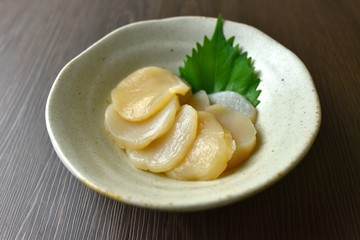 ホタテの刺身