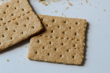 cookies on white background