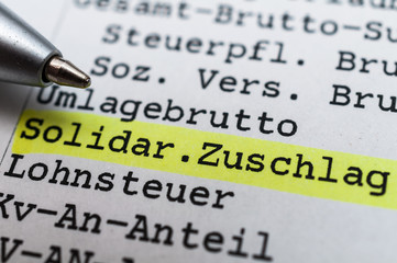 Abschaffung Solidarit&auml;tszuschlag 