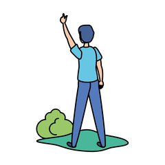 Isolated avatar man design vector ilustration