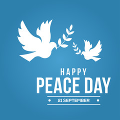 International Peace Day Vector Design Template