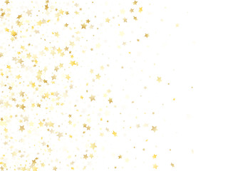 Magic gold sparkle texture vector star background.