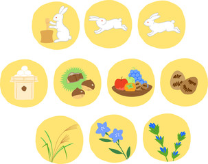 月見　アイコン