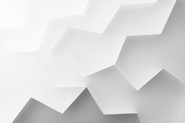 Abstract elements in white space, background