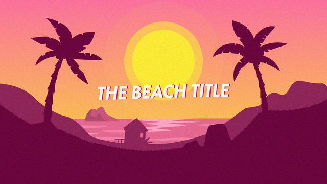The Beach Title