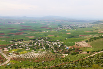 green land scape in turkey