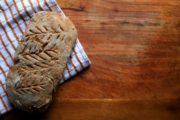 Freshly Baked Homemade Rye Bread