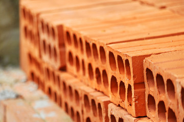 bricks for building houses, buildings, bridges, walls, buildings in general