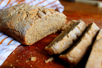 Freshly Baked Homemade Rye Bread