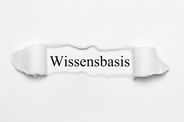 Fototapeta premium Wissensbasis