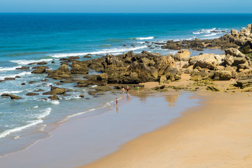 Roche coves in Conil de la Frontera, Cadiz, Spain