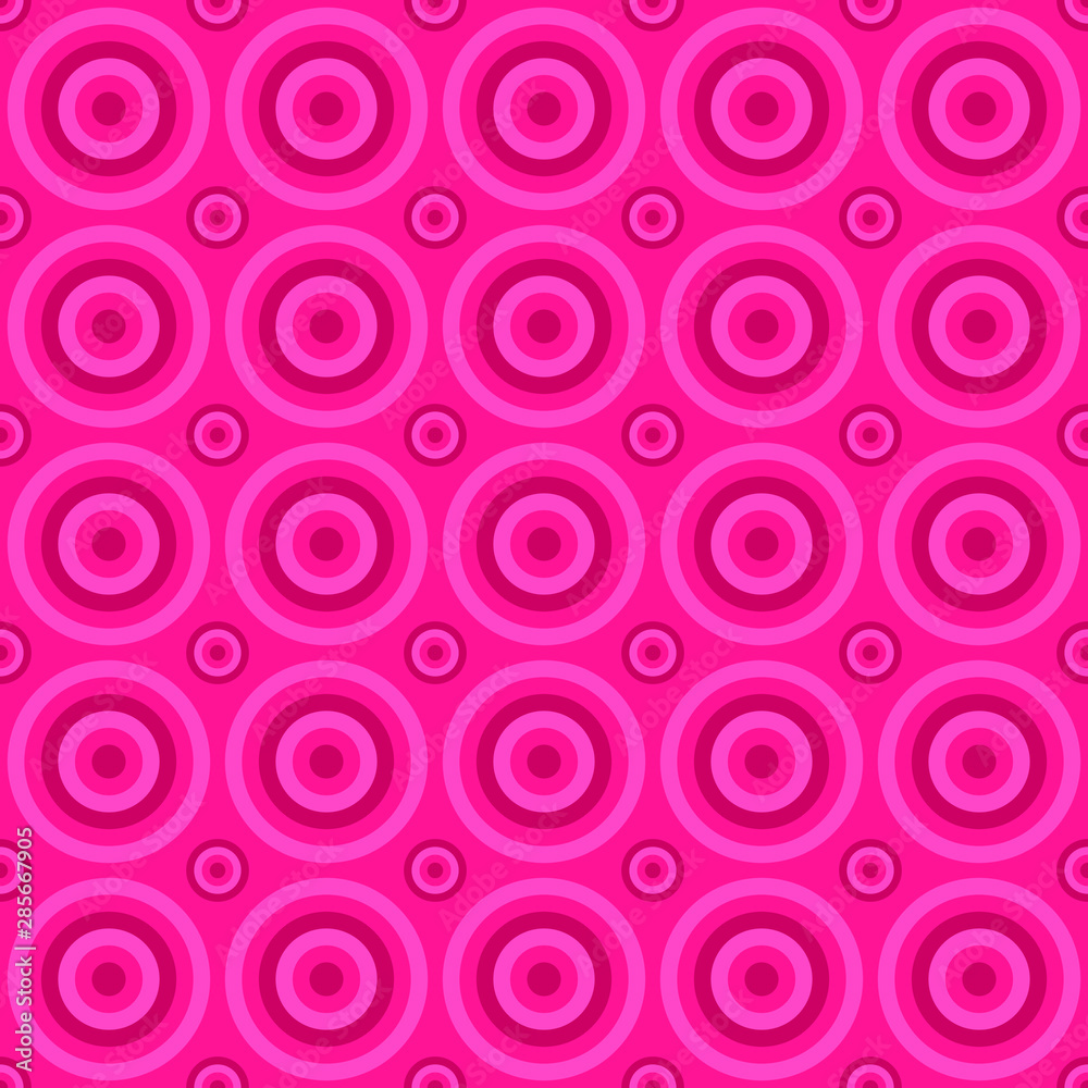 Poster simple repeating pattern - vector circle design background